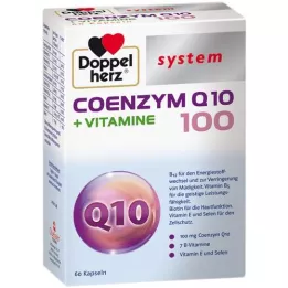 DOPPELHERZ Coenzym Q10 100+Vitamin system kapsler, 60 kapsler