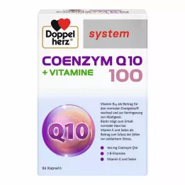 DOPPELHERZ Coenzym Q10 100+Vitamin system kapsler, 60 kapsler