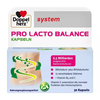 DOPPELHERZ Pro Lacto Balance systemkapsler, 30 stk