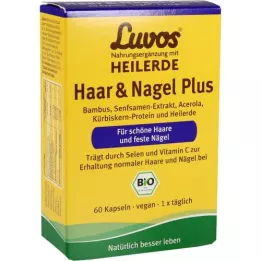 LUVOS Healing Clay Organic Hair &amp; Nail Plus Capsules, 60 kapsler