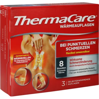 THERMACARE til lokal smerte, 3 stk