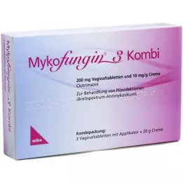 MYKOFUNGIN 3 Kombi 200 mg vaginaltablet + 10 mg/g cre., 1 P