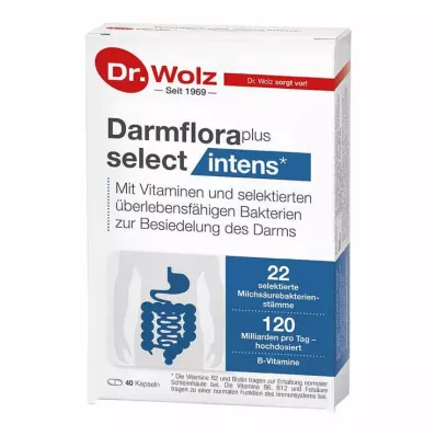 Darmflora plus select intense kapsler, 40 stk