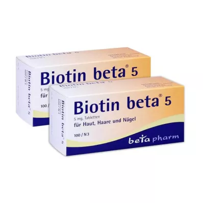 Biotin beta 5 tabletter, 200 stk