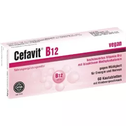 CEFAVIT B12 tyggetabletter, 60 kapsler