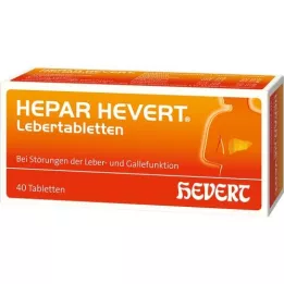 HEPAR HEVERT Levertabletter, 40 stk