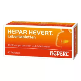 HEPAR HEVERT Levertabletter, 40 stk