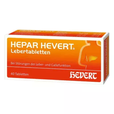 Hepar Hevert levertabletter (40 stk.)