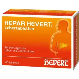 HEPAR HEVERT Levertabletter, 100 stk