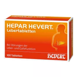 HEPAR HEVERT Levertabletter, 100 stk