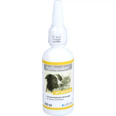 EPISQUALAN Ørerens til hunde/katte, 1X100 ml