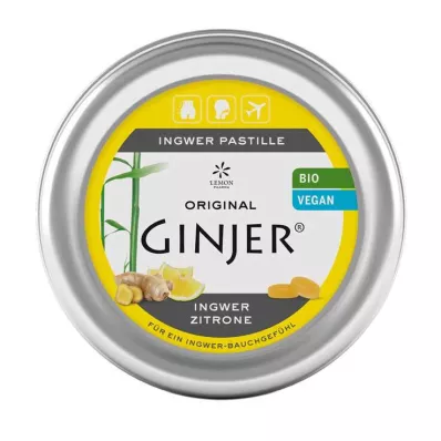 INGWER GINJER Økologiske citronpastiller, 40 g