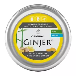 INGWER GINJER Økologiske citronpastiller, 40 g