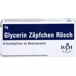 GLYCERIN ZÄPFCHEN Rösch 2 g mod forstoppelse, 10 stk