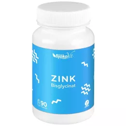 ZINK BISGLYCINAT 25 mg veganske kapsler, 90 stk