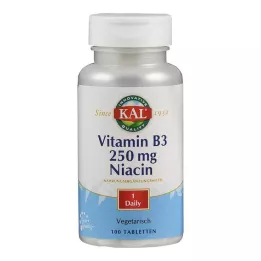 VITAMIN B3 NIACIN 250 mg comprimate, 100 buc