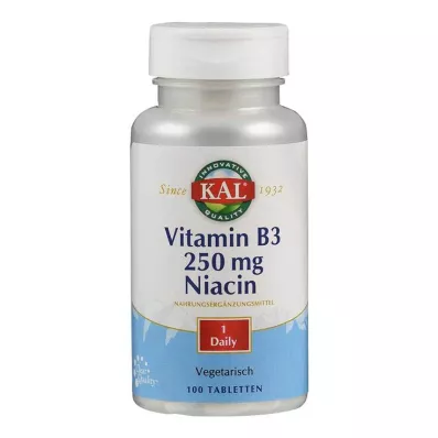 VITAMIN B3 NIACIN 250 mg comprimate, 100 buc