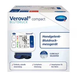 VEROVAL kompakt blodtryksmåler til håndleddet, 1 stk