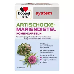 DOPPELHERZ Artiskok-tistel-system, bløde kapsler, 60 stk
