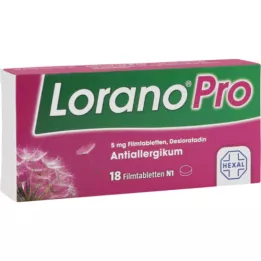 LORANOPRO 5 mg filmovertrukne tabletter, 18 stk