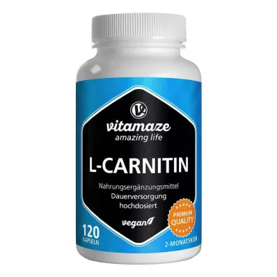 L-CARNITIN 680 mg veganske kapsler, 120 kapsler