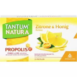 TANTUM NATURA Propolis med citron &amp; Honningsmag, 15 stk
