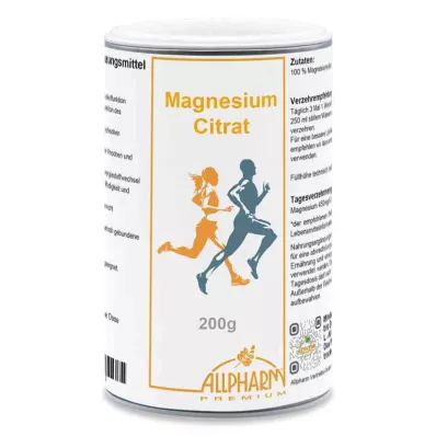 Magnesiumcitratpulver (200 g)