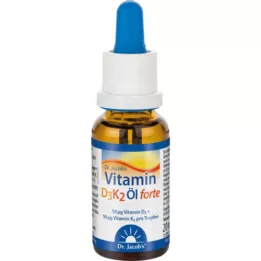 VITAMIN D3K2 olie forte dråber, 20 ml