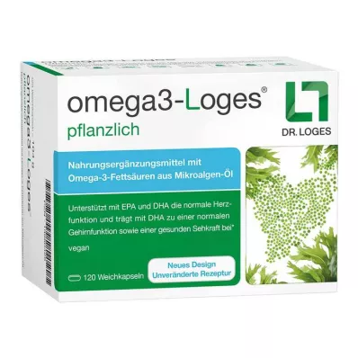 OMEGA3-Loges vegetabilske kapsler, 120 stk