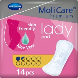 MOLICARE Premium damepude 1,5 dråber, 14 stk