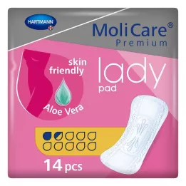 MOLICARE Premium damepude 1,5 dråber, 14 stk