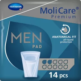 MOLICARE Premium MEN Pad 2 dråber, 14 stk