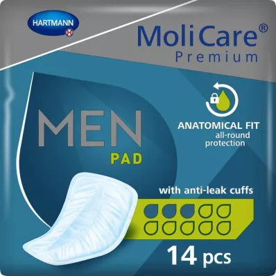 MOLICARE Premium MEN Pad 3 dråber, 14 stk