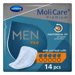 MOLICARE Premium MEN Pad 5 dråber, 14 stk