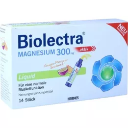 BIOLECTRA Magnesium 300 mg flydende, 14 stk