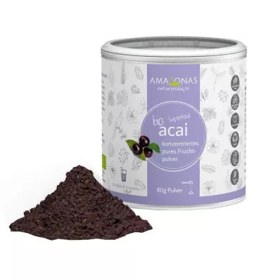 ACAI 100 % økologisk pulver uden bærestoffer, 80 g