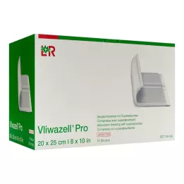 VLIWAZELL Pro superabsorb.compress.sterile 20x25 cm, 10 stk
