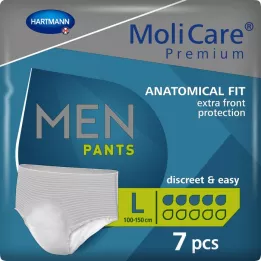 MOLICARE Premium MEN Bukser 5 dråber L, 7 stk