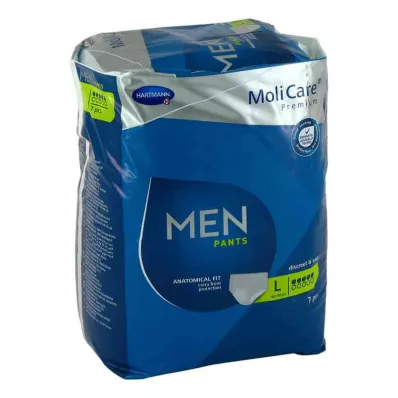 MOLICARE Premium MEN Bukser 5 dråber L, 7 stk