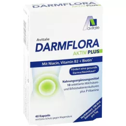 DARMFLORA Active Plus 100 milliarder bakterier + 7 vitaminer, 40 stk