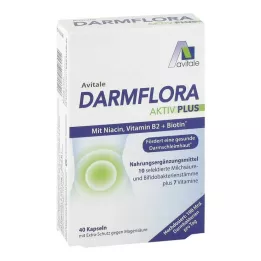DARMFLORA Active Plus 100 milliarder bakterier + 7 vitaminer, 40 stk