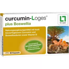 CURCUMIN-LOGES plus Boswellia kapsler, 60 kapsler