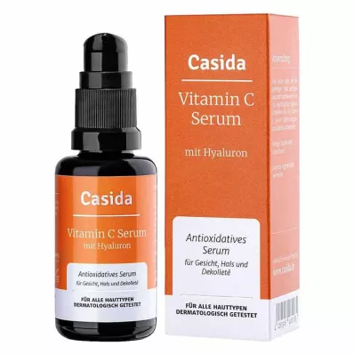 Vitamin C serum + hyaluronsyre, 30 ml