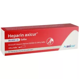 HEPARIN AXICUR 30.000 I.E. salve, 100 g