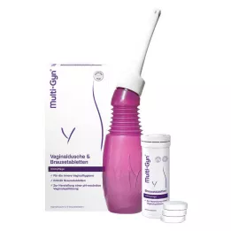 MULTI-GYN Vaginal douche combipack brusetabletter, 1 P