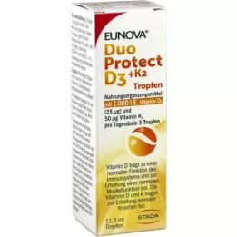 EUNOVA DuoProtect D3+K2 1000 I.U./50 μg dråber, 11,5 ml