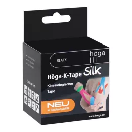 HÖGA-K-TAPE Silke 5 cmx5 m l.fr.sort kinesiol.tape, 1 stk