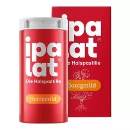 IPALAT Halspastiller honning mild uden mentol, 40 stk