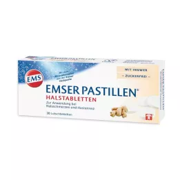 EMSER Pastiller med ingefær, sukkerfri, 30 stk