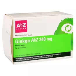 GINKGO AbZ 240 mg filmovertrukne tabletter, 120 stk